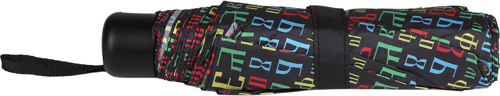 247681-EC Kišobran sklopivi BUKY crni/bijeli P12/24