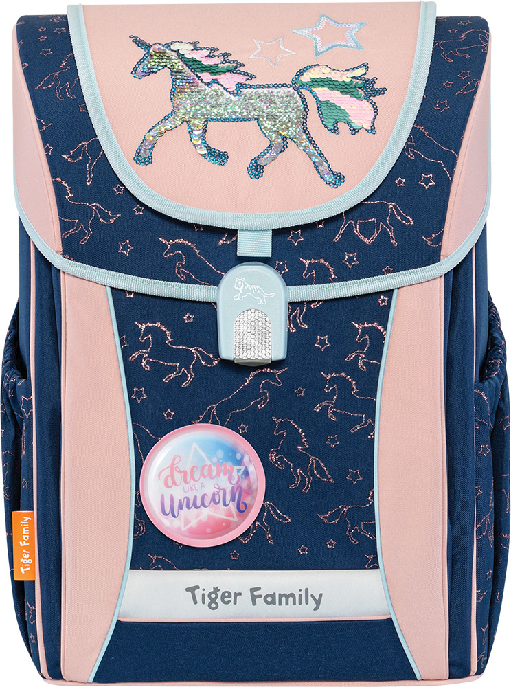 247785-EC Torba prv.anat. TIGER FAMILY Joy Shiny Unicorn(Sequins) P4