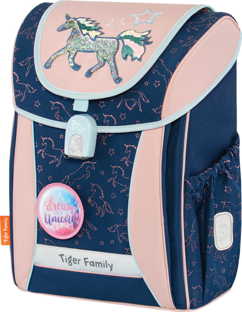 247785-EC Torba prv.anat. TIGER FAMILY Joy Shiny Unicorn(Sequins) P4