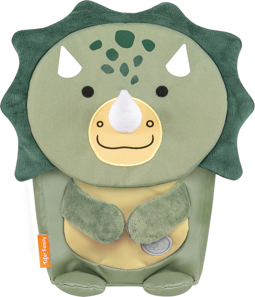 247810-EC Ruksak vrtićki TIGER FAMILY Zoomies Green Dino P12