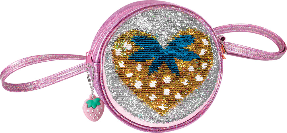 247865-EC Torbica na rame okrugla TIGER FAMILY Fun Time Strawberry Love P24