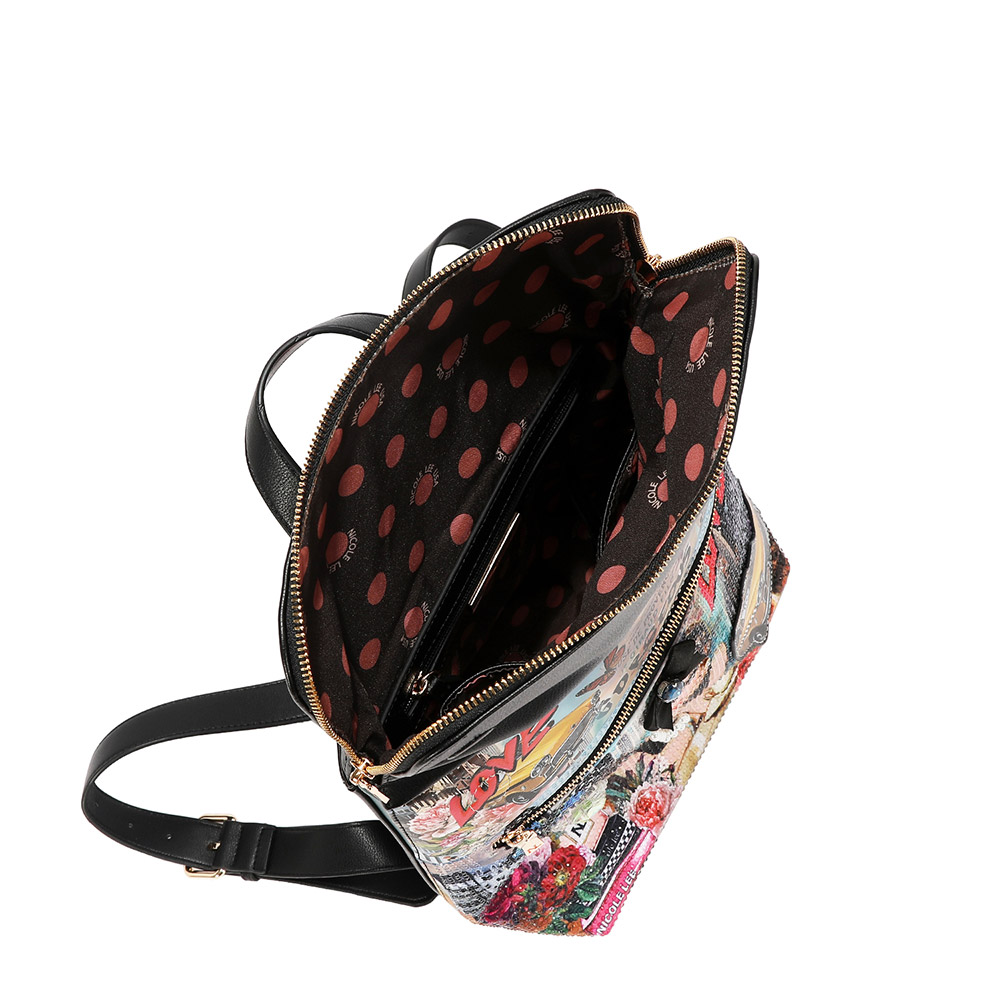 248219-EC Ruksak fashion NL Sabina Imagines SS26 24,5x30x13cm SI17448