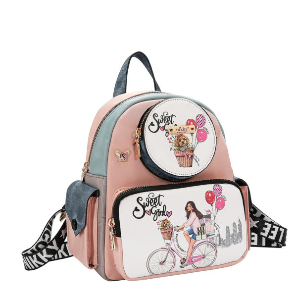 Ruksak fashion NIKKY Sweet Girl SS26 20x23,5x11cm NK13134