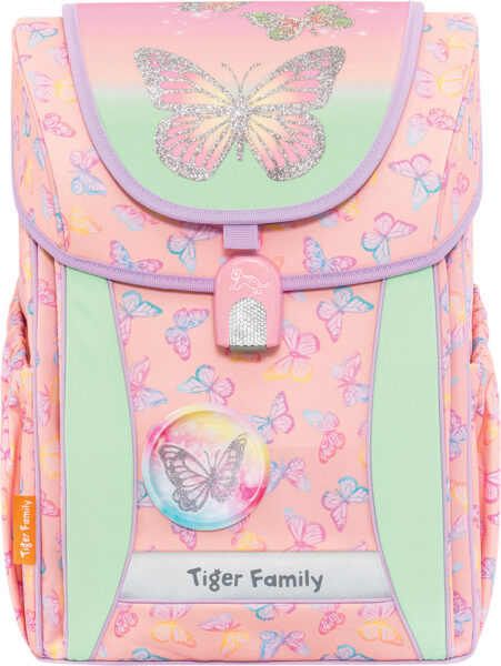 Prvoškolska torba Joy Butterflies And Rainbows Tiger Family