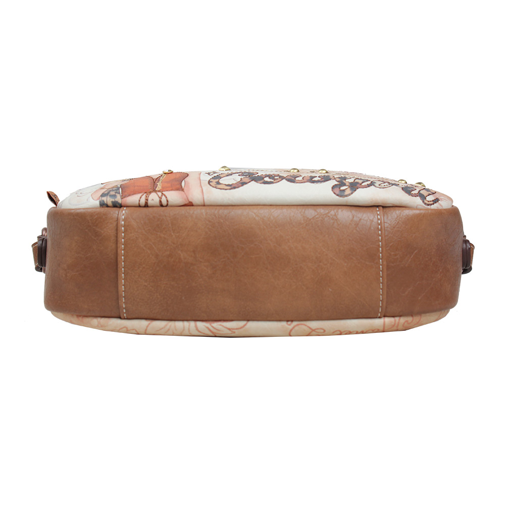248317-EC Torba fashion Janet SS26 Western Odyssey 26x7x15cm J-007G