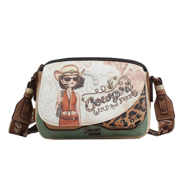 Torba fashion Janet SS26 Western Odyssey 24x6x18cm J-029E
