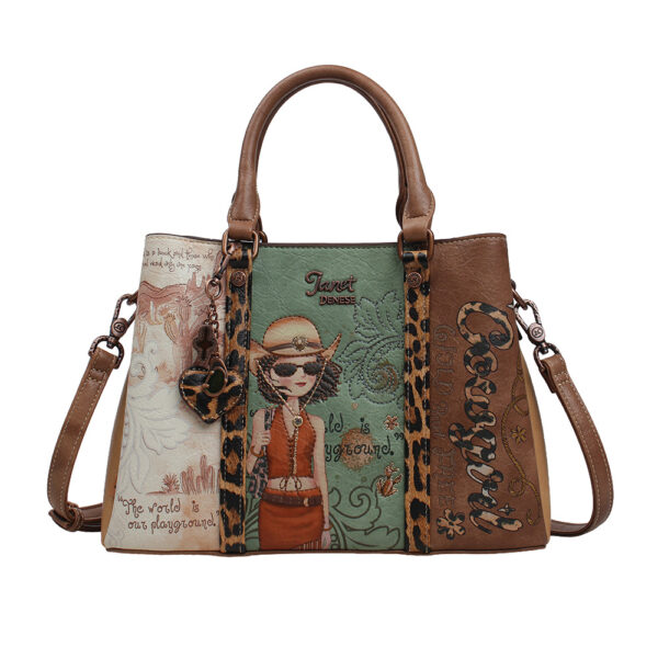 Torba fashion Janet SS26 Western Odyssey 30x12x21cm J-149A