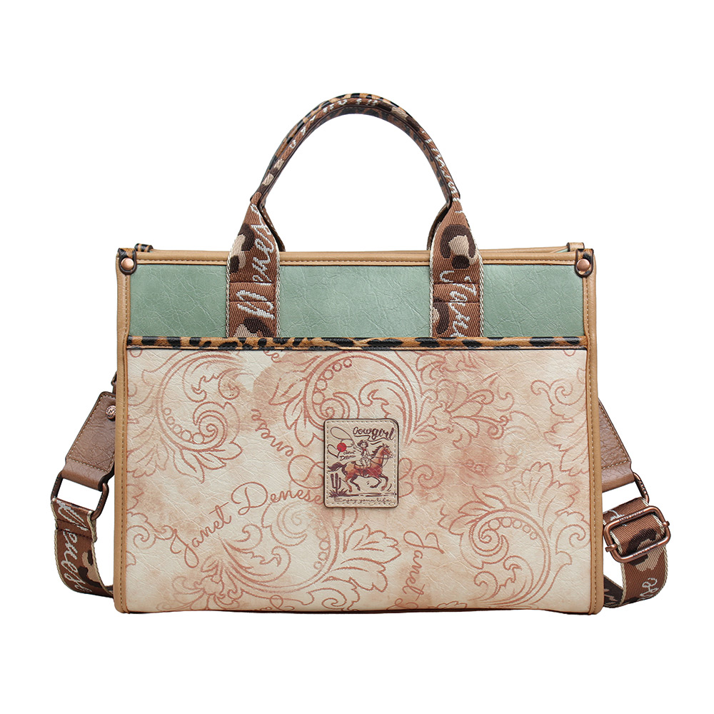 248327-EC Torba fashion Janet SS26 Western Odyssey 33.5x13x26cm J-175