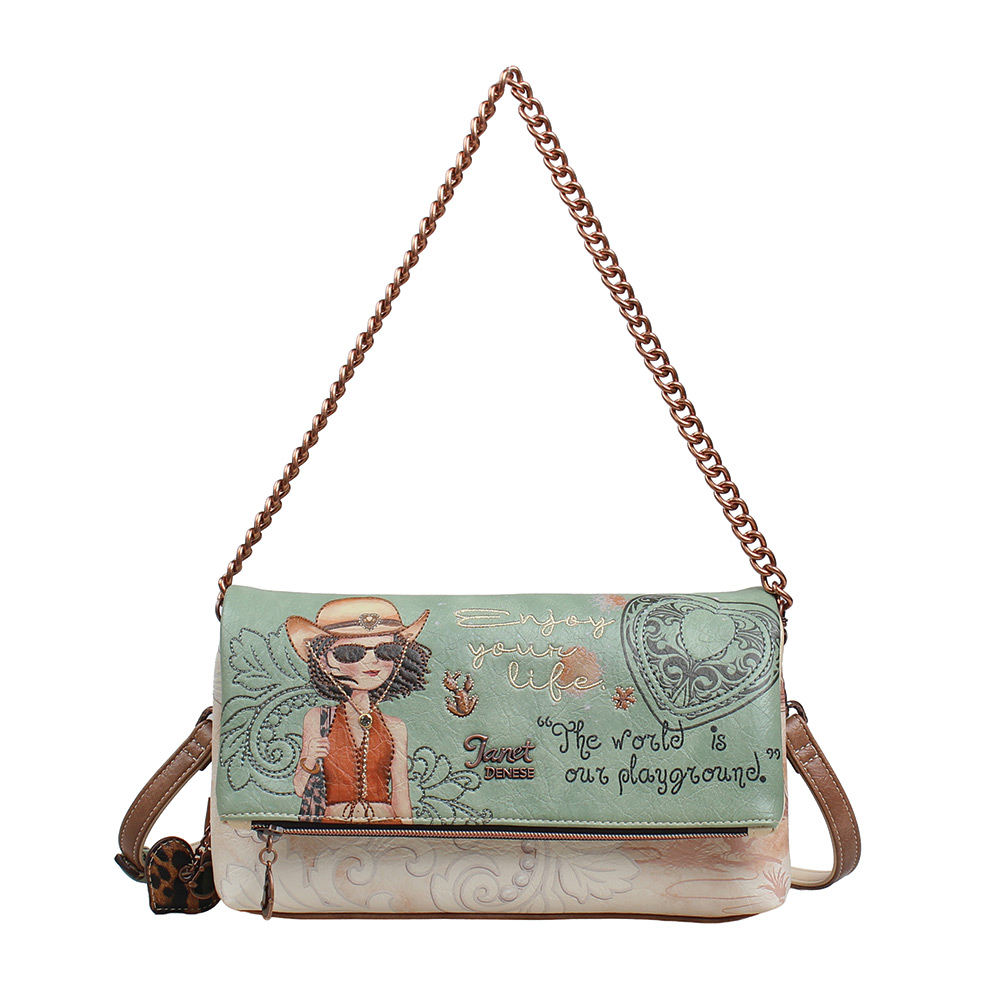 248328-EC Torba fashion Janet SS26 Western Odyssey 29x10x16cm J-147A