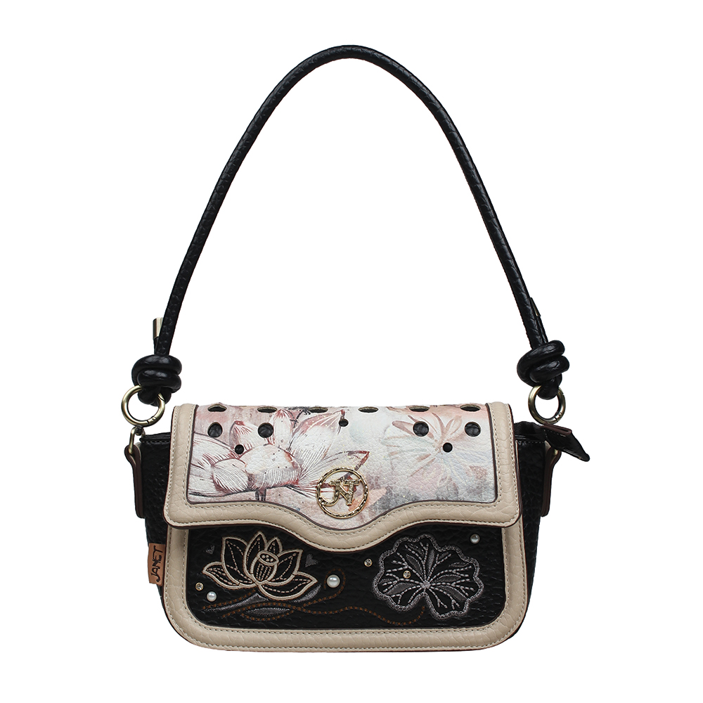248344-EC Torba fashion Janet SS26 Lotus Lover 24X8X15cm J-203