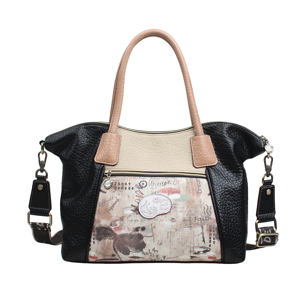 248345-EC Torba fashion Janet SS26 Lotus Lover 40X10X32cm J-204