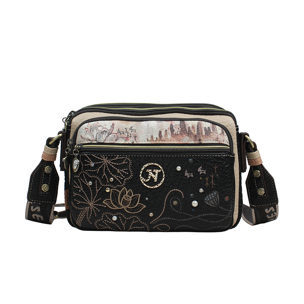 248351-EC Torba fashion Janet SS26 Lotus Lover 24X6X16cm J-205
