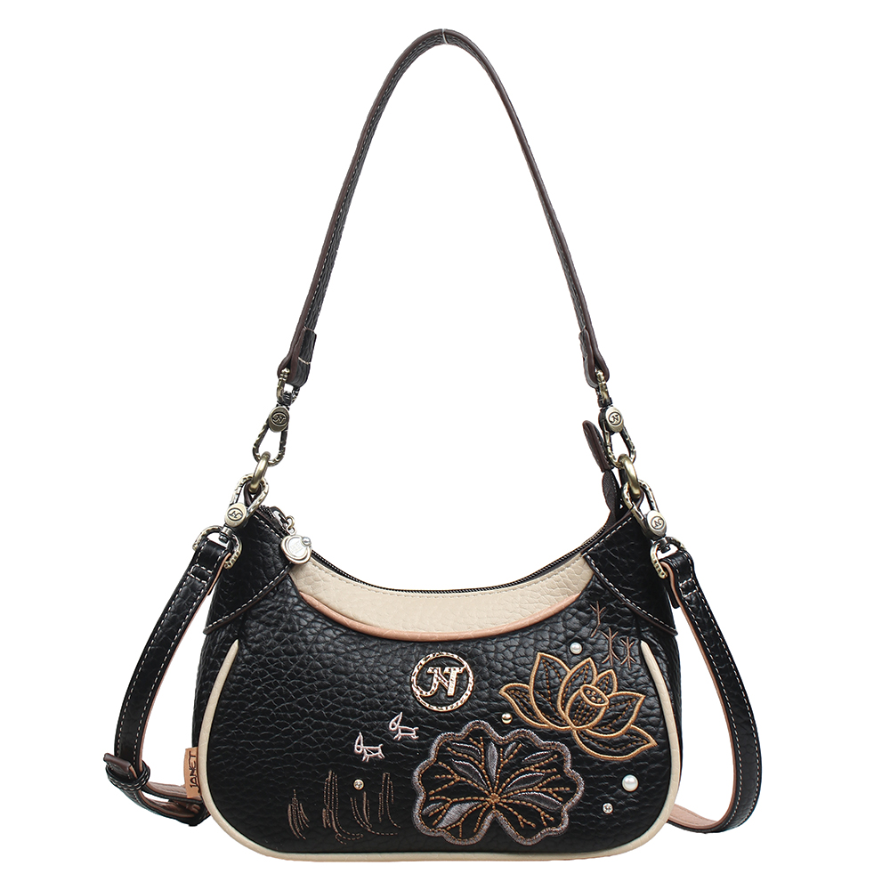 248353-EC Torba fashion Janet SS26 Lotus Lover 25.5X8X19cm J-207