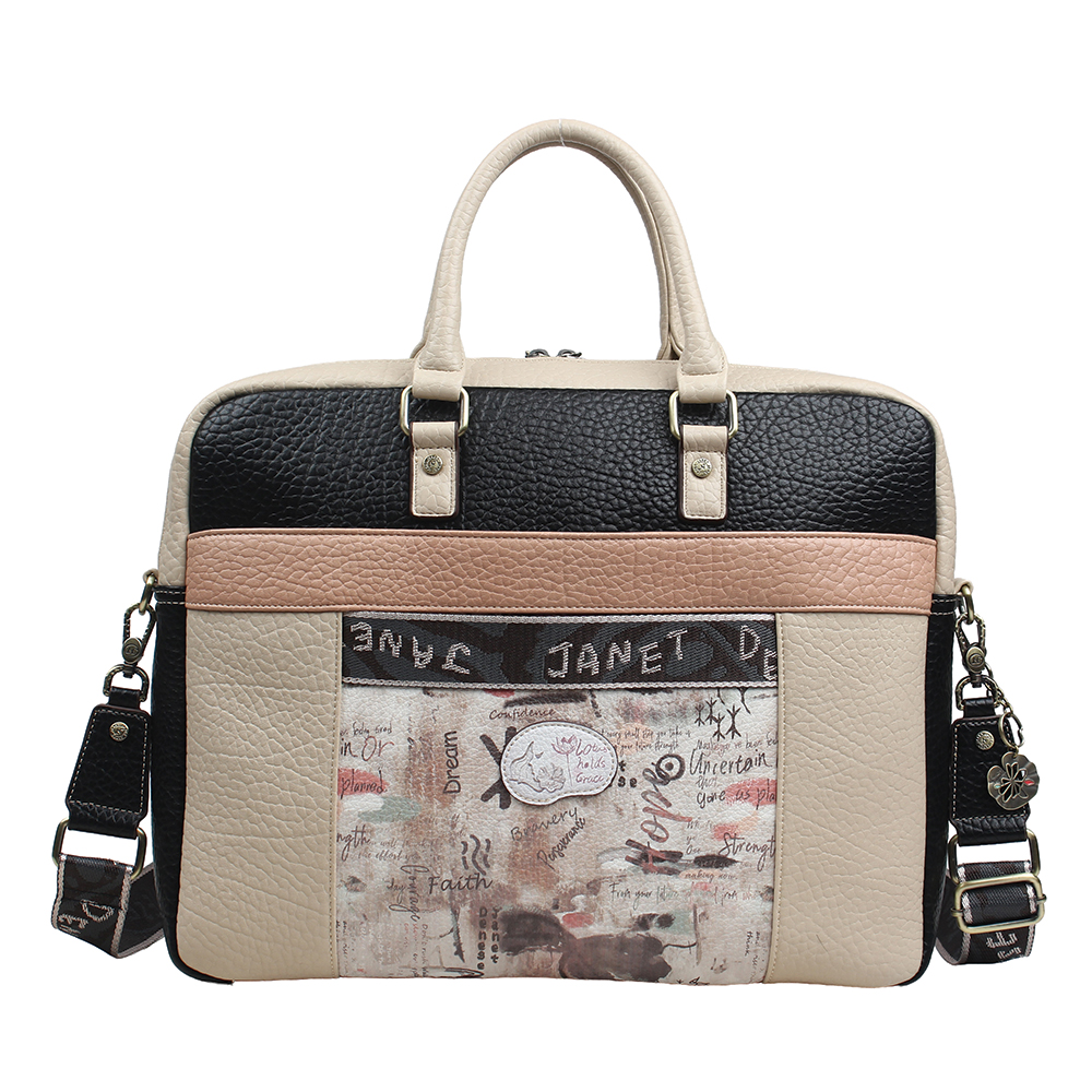 248359-EC Torba poslovna Janet SS26 Lotus Lover 39x17x30cm J-155B