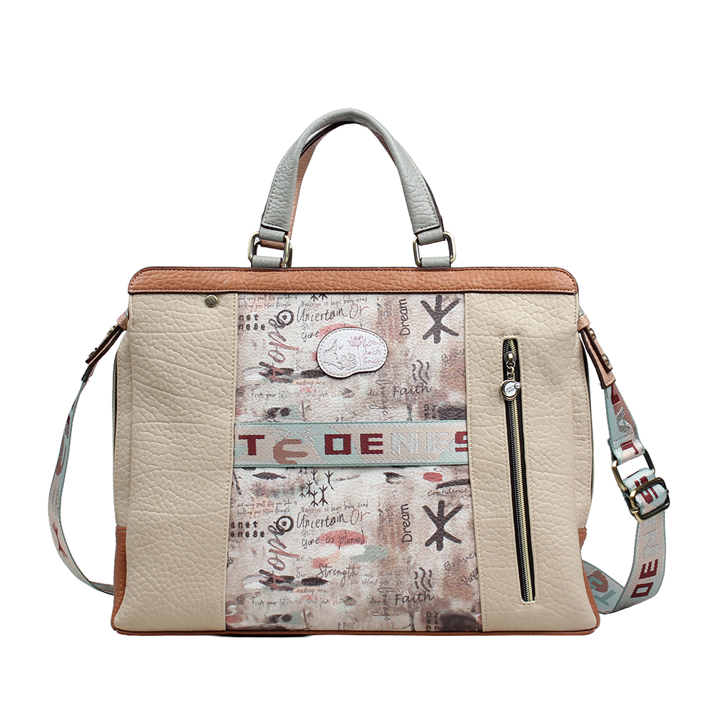 248360-EC Torba poslovna Janet SS26 Lotus Lover 41x6.5x31cm J-020E