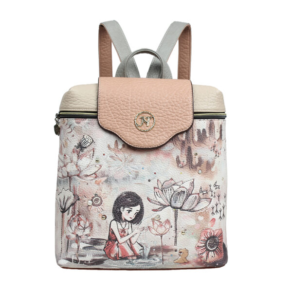 Ruksak fashion Janet SS26 Lotus Lover 26X10X27cm J-182