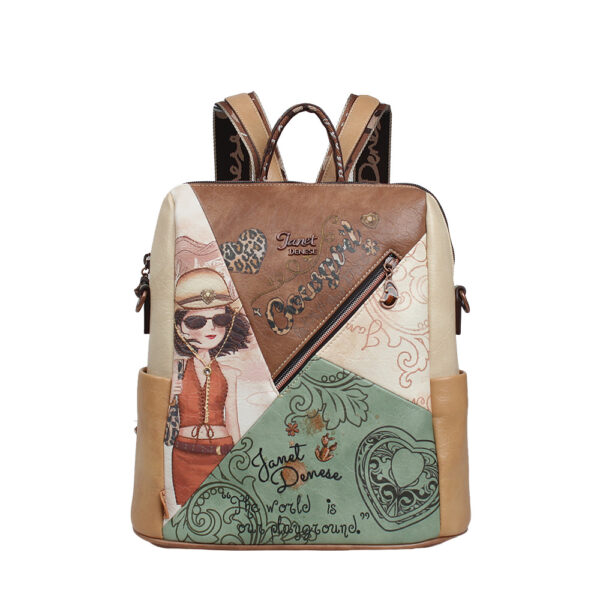 Torba/ruksak fashion Janet SS26 Western Odyssey 31x14x31cm J-156A