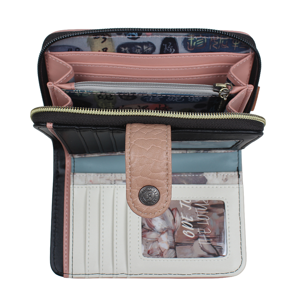 248373-EC Novčanik fashion Janet SS26 Lotus Lover 20x3x10.5cm JW-003H
