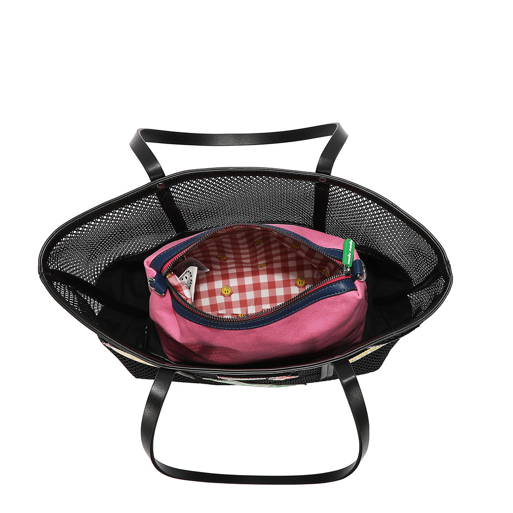 248402-EC Torba i torbica fashion NODUNADU Black SS26 42x29,5x15 NN1150 P24