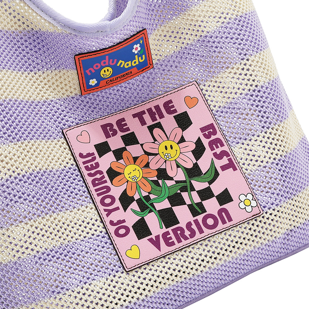 248409-EC Torba fashion NODUNADU Purple SS26 42x27x13 NN1170 P24