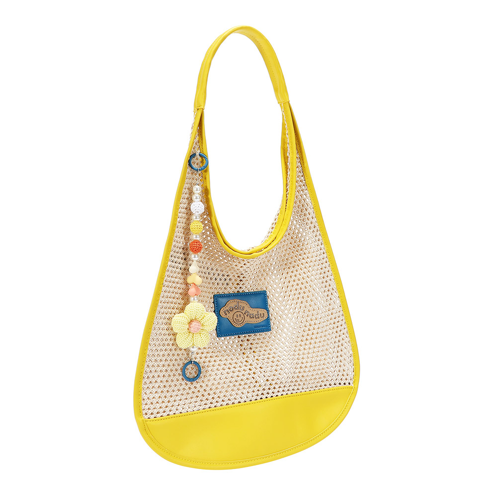 248410-EC Torba fashion NODUNADU Yellow SS26 35x32 NN1176 P24