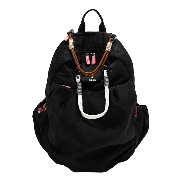 248423-EC Ruksak fashion NODUNADU Black SS26 27x40x12cm NN1186 P24