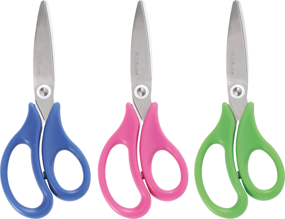 248709-EC Škare PLUS školske 14,5cm SC-145P-DP stalak SORT 3 boje 34567 P24/192