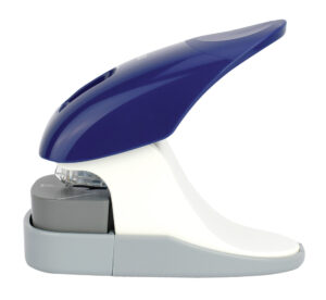 Klamerica PLUS BEZ spajalica do 10 list. plava + bušilica SL-112A 31260 bls P20