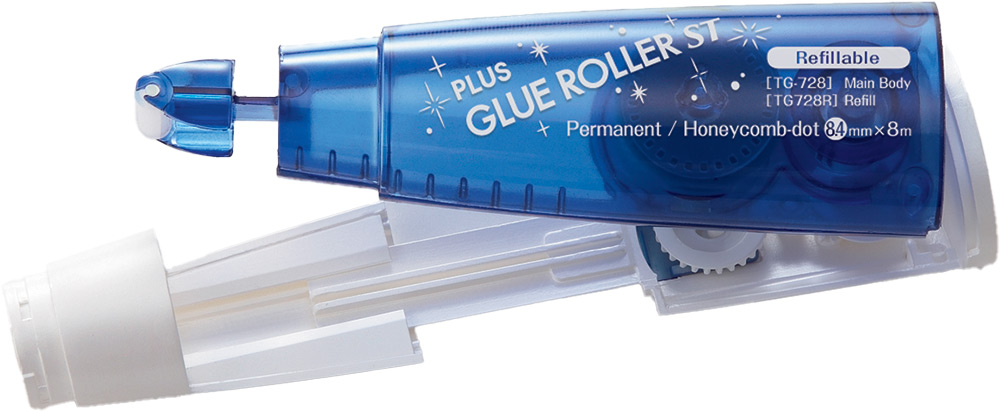 248714-EC Ljepilo u traci PLUS 8,4mm x 8m plavo TG-728 37882 bls P10/200