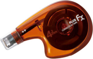 Korektor u traci PLUS 5mm x 10m, flexi ravni vrh WH-024-OR 43133 bls P10/300