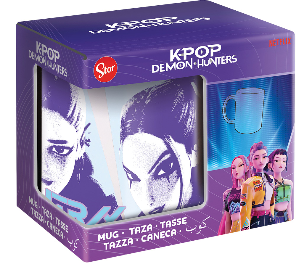 248742-EC Šalica KPop Demon Hunters Huntrix 325ml u poklon kutiji P6/36