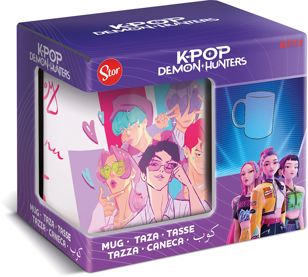 248743-EC Šalica KPop Demon Hunters Saja Boys 325ml u poklon kutiji P6/36