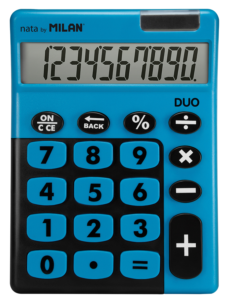 248855-EC Kalkulator MILAN stolni 10-tipki Duo sort P6/24