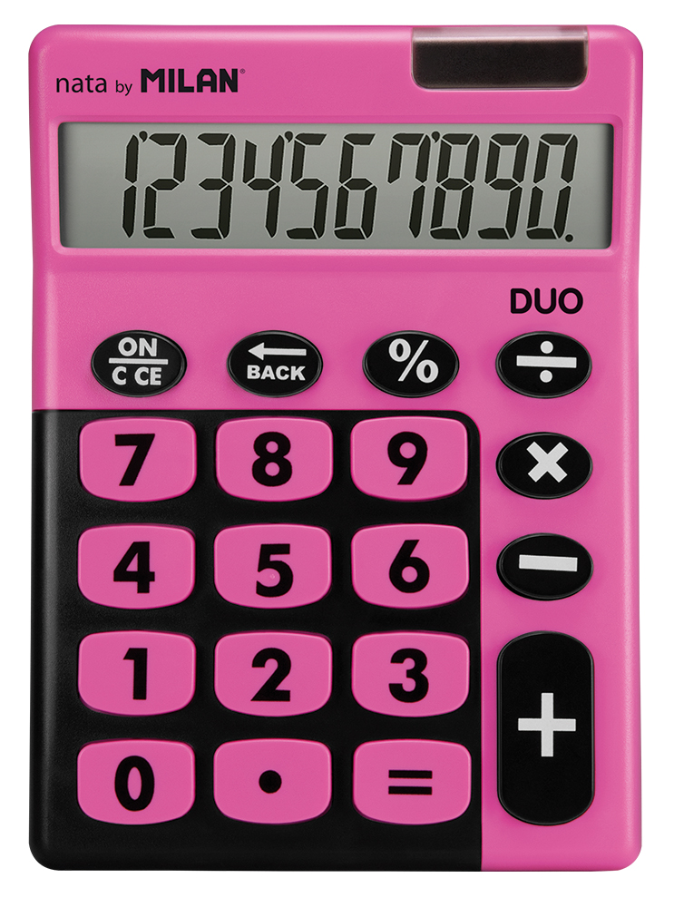 248855-EC Kalkulator MILAN stolni 10-tipki Duo sort P6/24