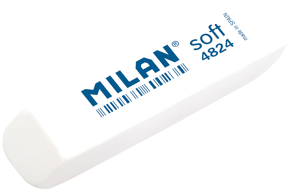 248858-EC Set crtaći MILAN 3 bijele olovke + gumica 4824 bls P25