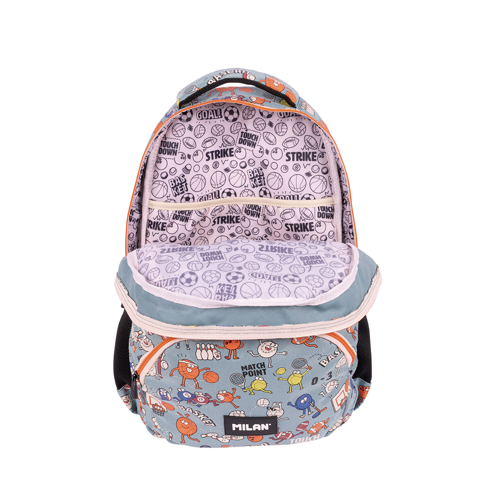 248997-EC Ruksak MILAN Sports, 4 zipa 25lit, zeleni P5