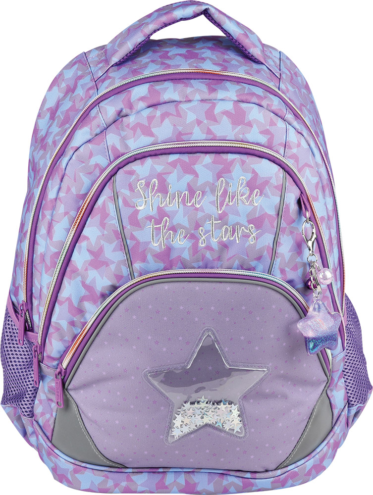 247121-EC Ruksak ergonomski Soft Street GLITTER STAR P10