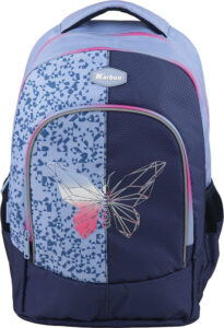 Ruksak 3 zip Magical Karbon