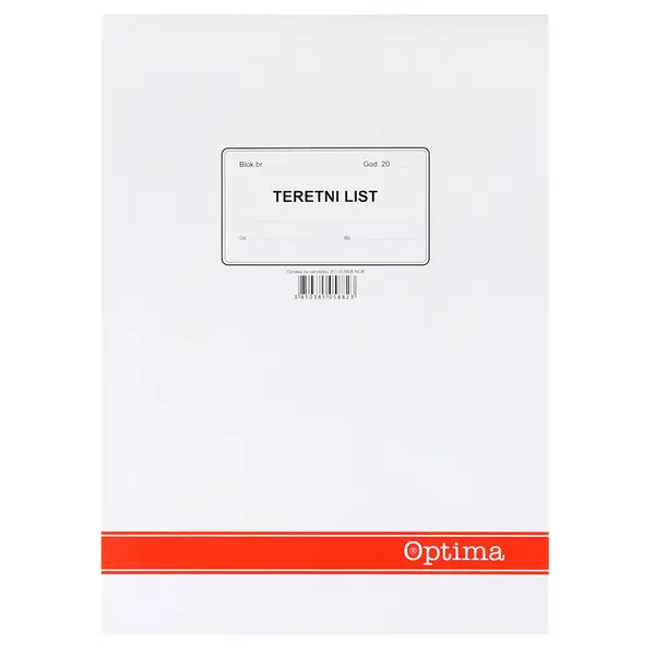 237496-EC Teretni list EC-VI-56/B NCR, blok A4, 3x50 L OPTIMA
