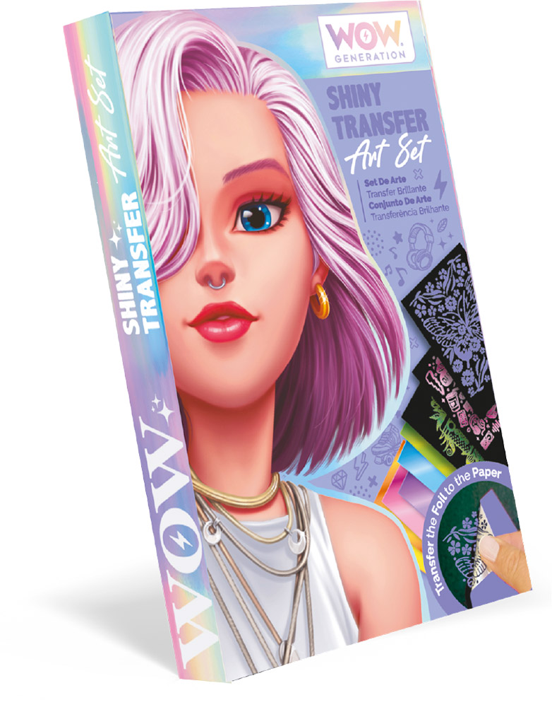 248627-EC Kreativni set folija art WOW Generation Shiny Transfer P6/12