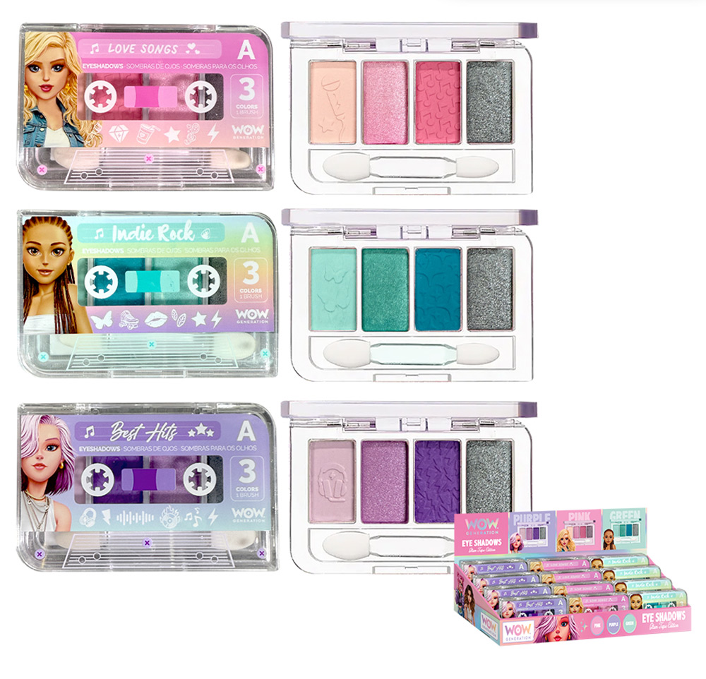 248641-EC Paleta sjenila za oči WOW Generation Mini Casette, sort P12