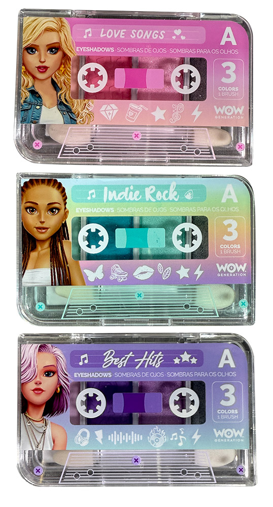 248641-EC Paleta sjenila za oči WOW Generation Mini Casette, sort P12