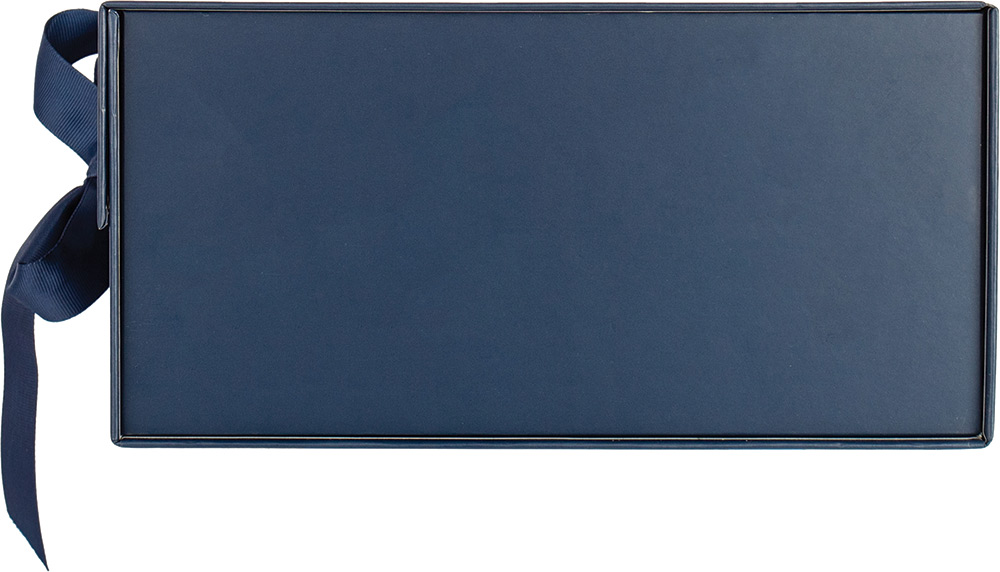 249002-EC Kutija poklon sklopiva karton.magnet. plava s mašnom 29x22x10 cm 775184 P25