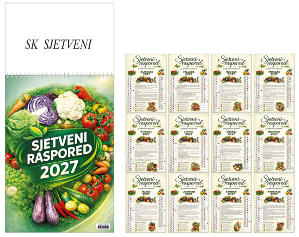 215852-EC Kalendar SJETVENI 7L 21x44,5+10,5 P20 DK-TMR 2026