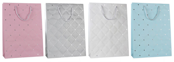 249249-EC Vrećica XL exclusive reljefna hot stamp folija DIAMOND 30x41,5x12 P12/180
