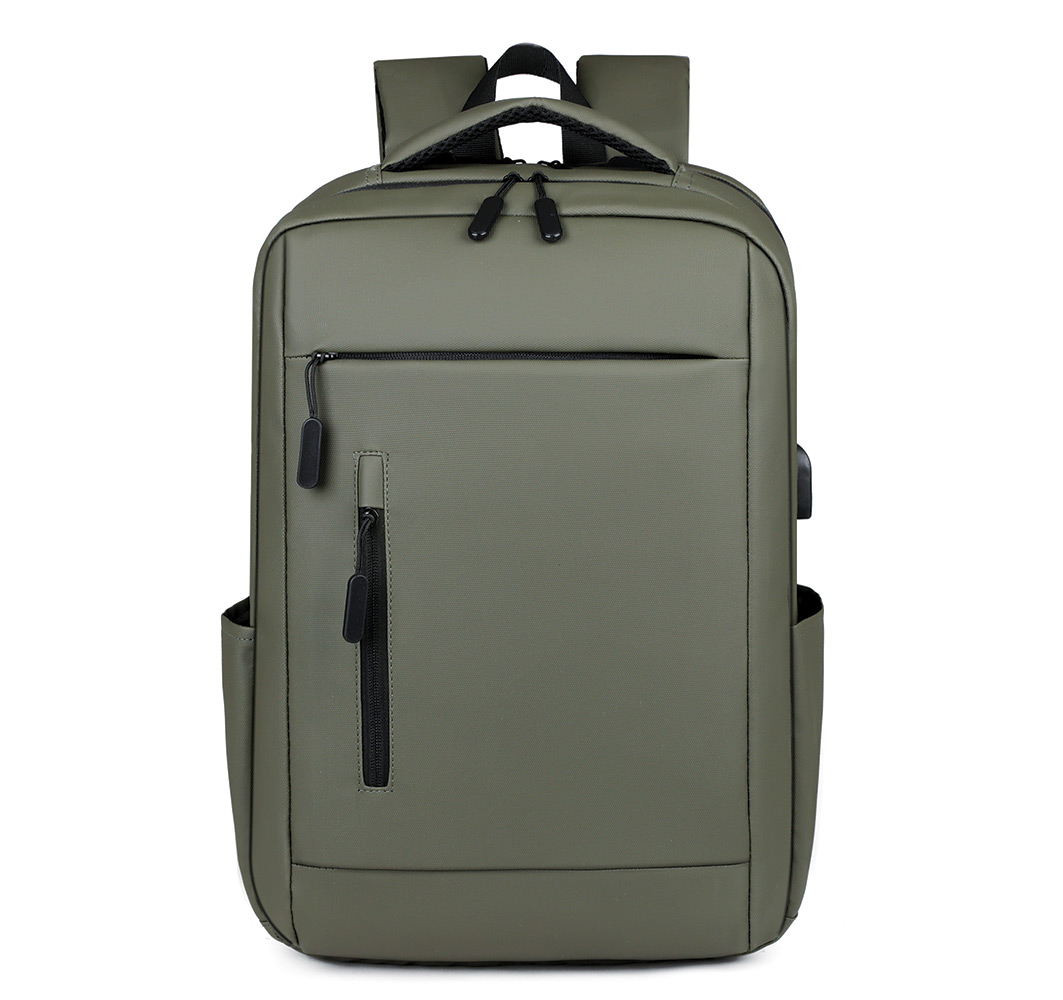249714-EC Ruksak poslovni Sleek maslinasti