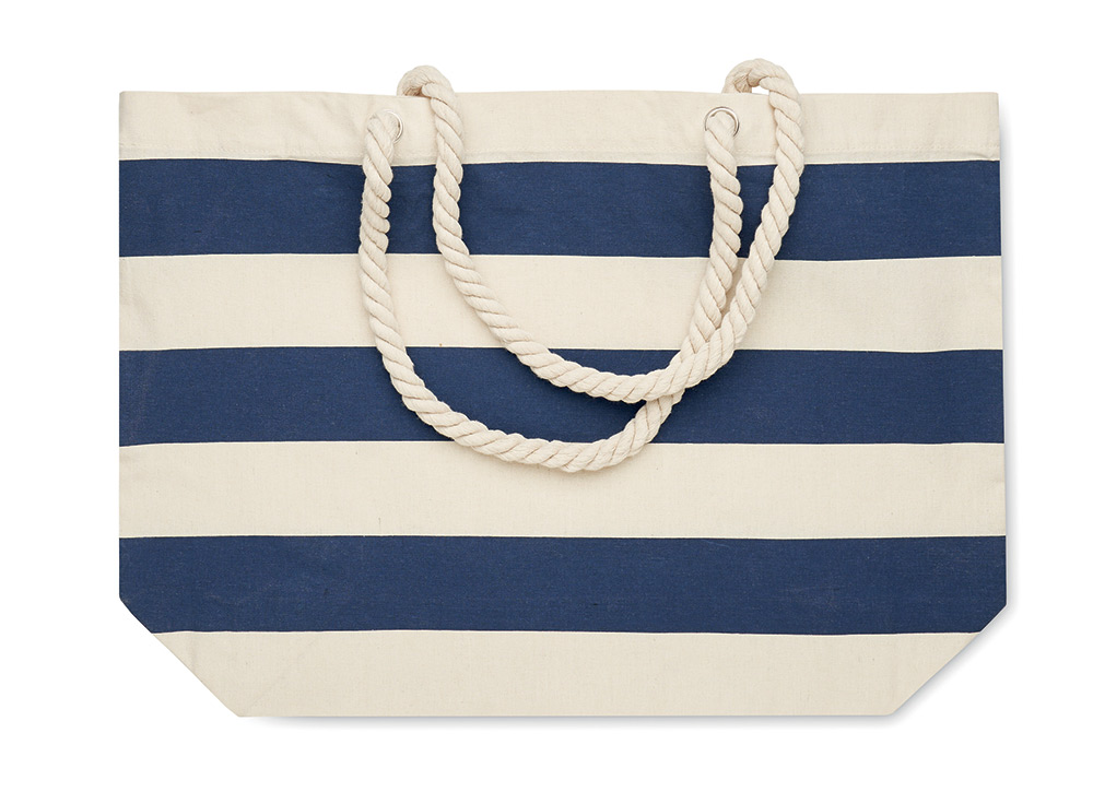 249739-EC Torba za plažu ili kupovinu Heaven Stripe plavo bijela