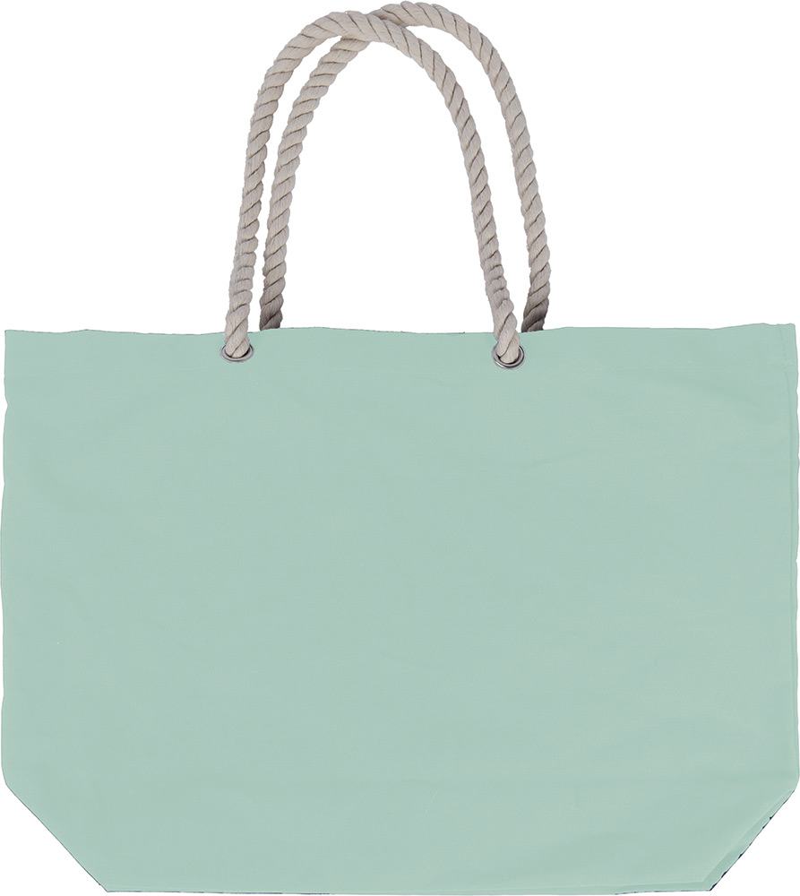 249770-EC Torba za plažu Velas mint zelena 280gsm 39x55x15cm