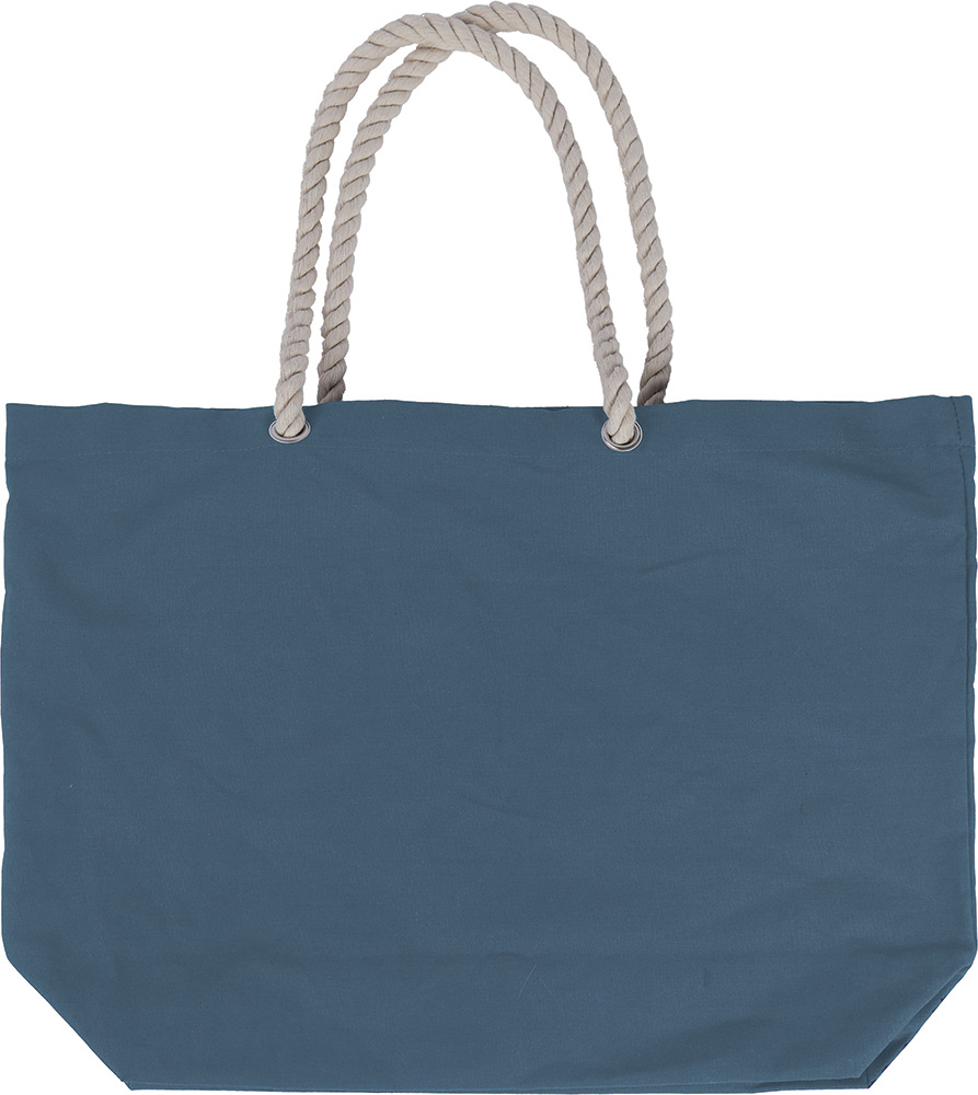 249771-EC Torba za plažu  Velas plava 280gsm 39x55x15cm