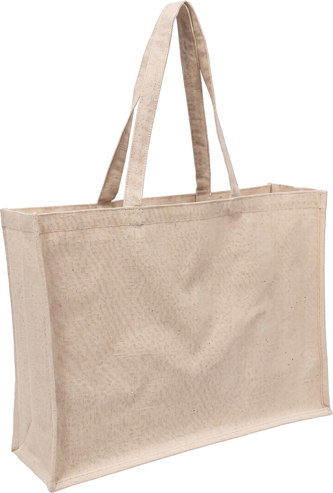249778-EC Torba shopping Haroa od jute laminirana 37x49x15 cm